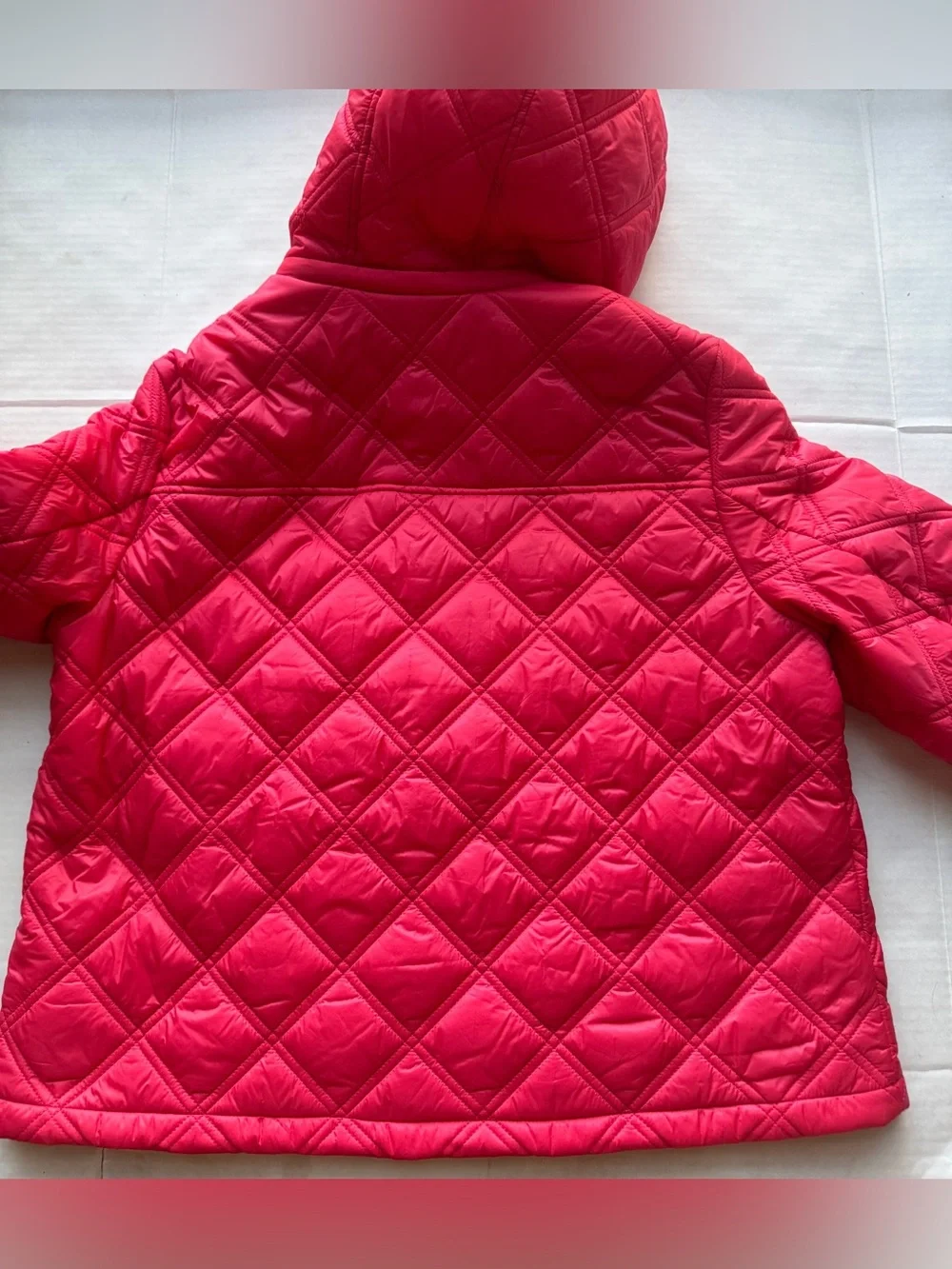 Kate Spade New Water Resistant Quilted Jacket with Removable Hood size XL NWT